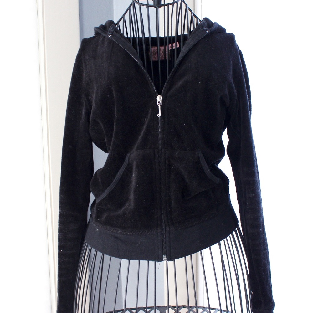 Black Juicy Couture Velour Sweatshirt